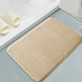 thumbnail image 6 of Tarmeek Bath Mat Set of 2, 24x16 Inch Thick Coral Fleece Surface and Memory Foam Base Bath Rug Set, Machine Washable and Quick Dry Floor Mats for Bathroom and Kitchen, 6 of 6