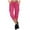 Hot Pink, variant on Wancir Women's High Waist Yoga Pants with Pockets, Leggings with Pockets, Tummy Control Workout Yoga Leggings