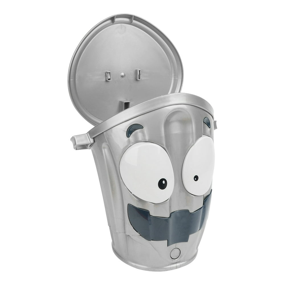 Mgaxyff Indoor Electric Crazy Junk Can Running Trash Can Paper Throw