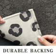 thumbnail image 6 of Black and Beige Leopard Print Washable Non Slip Indoor Door Mat, Decorative Entry Rug for Entrance, Bedroom, Kitchen, Bathroom, 16"x47", 6 of 6
