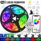 thumbnail image 2 of Tiras de luces Led Bluetooth 5050 RGBWW cinta Flexible WIFI impermeable 2835 cinta Led 5M 10M 15M 20M con adaptador para habitación Tan Jianjun unisex, 2 of 2