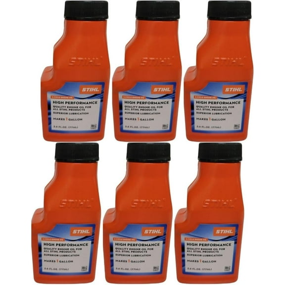 0781 319 8008 2.6 Ounce High Performance 2 Cycle Engine Oil, 6 Pack