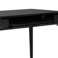 thumbnail image 2 of Pemberly Row SOLID HARDWOOD Mid Century Modern 60 inch Wide Desk in Black, 2 of 6