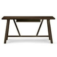 thumbnail image 3 of Allora Contemporary Computer Desk in Tobacco Brown, 3 of 10