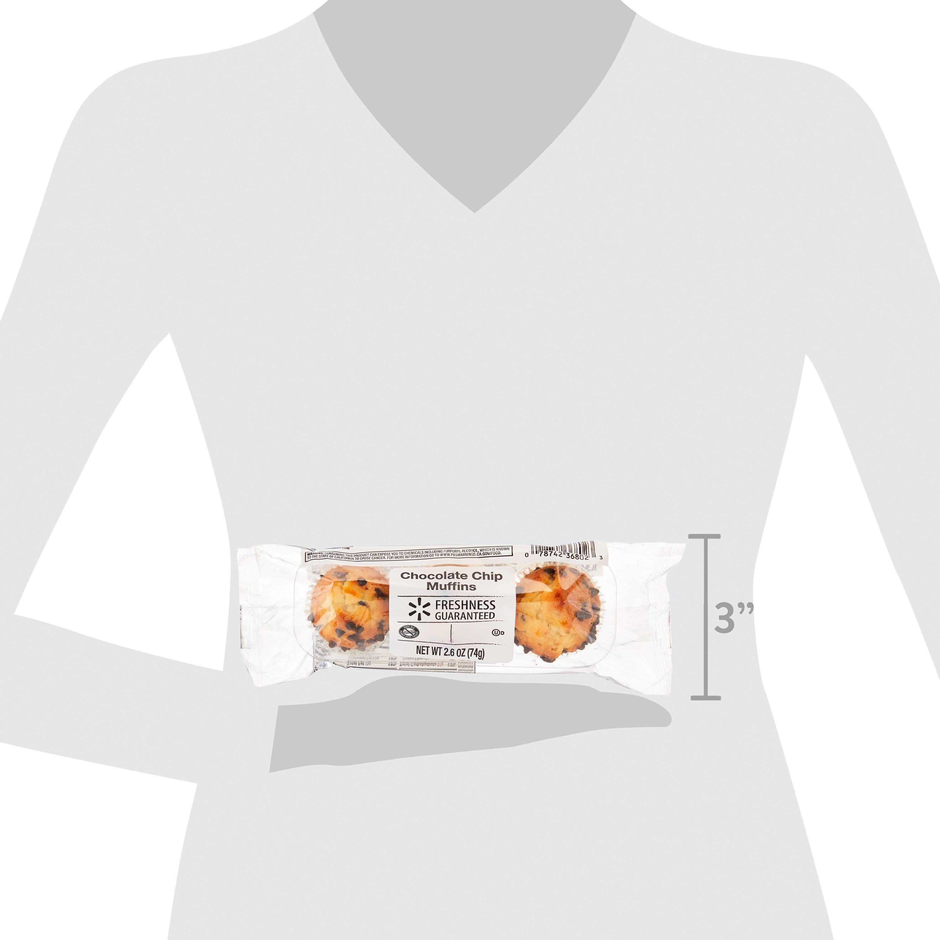 Freshness Guaranteed 3 count Mini Chocolate Chip Muffins