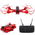 thumbnail image 4 of Cuadricóptero con cámara aérea, retención de altitud, dron WiFi rojo con diseño plegable, 4 of 8