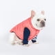 thumbnail image 2 of Chaleco para perros pequeños y medianos, de algodón cálido, con agujero para correa, resistente al viento, ropa para mascotas para uso interior y exterior (M, rosa), 2 of 4