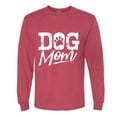 thumbnail image 2 of Wild Bobby Dog Mom Dog Lover Men Long Sleeve Shirt Vintage Heather Red Large, 2 of 5