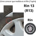 thumbnail image 2 of 4 Tapones Polveras Llanta Extensión Negro Rin 13 Owc Aut negro, 2 of 7