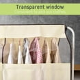 thumbnail image 3 of Protección contra el polvo Funda para ropa Transpirable 90 x 110 cm Bolsa para ropa de PEVA más gruesa Perchero largo a prueba de polvo a prueba de humedad Perchero Ropa Ventana transparente con, 3 of 7