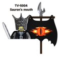 thumbnail image 1 of Medieval Warrior Soldier Mini Figure Building Blocks Set, Elf Dwarf Ranger Human Wizard Character Model, DIY Assembled Educational Toy Gift for Kids Boys Girls, 1 of 2