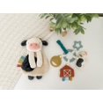 thumbnail image 4 of Itzy Ritzy Farm Toy Gift Set - Includes Cow Lovey & Farm-Themed Busy Ring Car Seat and Stroller Toy - Features Crinkle Sounds, Engaging Textures & Silicone Teething Relief (Farm), 4 of 5