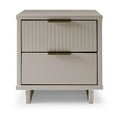 thumbnail image 4 of Manhattan Comfort Granville Nightstand 2.0 in Light Gray - Solid Wood - Set of 2, 4 of 12