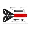 thumbnail image 3 of Air Conditioner Clutch Holding Tool Wrench 8 Pieces NSlip Compressor, 3 of 10