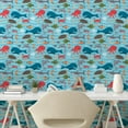 thumbnail image 3 of Ambesonne Nautical Peel & Stick Wallpaper for Home, Doodle Theme, 13"x36", Multicolor, 3 of 6