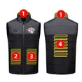 thumbnail image 3 of guisaled Men's Lightweight Heated Vests Battery Pack Not Included Winter Softshell Warm Lightweight Quilted Jackets Outdoor Hunting Vests Friday Clearance, 3 of 9