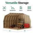 thumbnail image 6 of Little Cottage Co. 12x12 Value Gambrel Barn with 4 ft. Sidewalls, Outdoor Wood Storage Shed Do-It-Yourself Precut Kit, 6 of 13