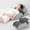 Gray, variant on Adjustable Wedge Pillow Set for Bed & Sofa, Couples Pillow Pregnancy Pillow,Reading Pillow with Lumbar Cushion, Post Surgery Recovery, Acid Reflux Relief, Ergonomic Design, Removable Cover (Gray)
