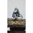 thumbnail image 5 of 925 Sterling Silver Ring For Womens, Moonstone Ring Gemstone Unique Handcrafted Ring For Her, 5 of 7