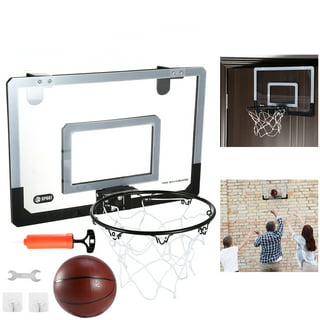 ZNCMRR Indoor Mini Basketball Hoop with 3 Balls, 16 x 12 Basketball Hoop  for Door Mini Basketball Game for Kids Basketball Hoop Indoors Set,  Complete with All Accessories