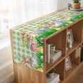 thumbnail image 6 of Table Runners 70 Inches Long Dress Scarves, Easter Bunny Farmhouse Coffee/Dining/Kitchen Table Decor, Holiday Table Runner, Spring Easter Eggs Chicken Sage Green Plaid 13x70 Inch, 6 of 9