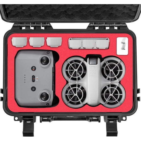 GAEKOL Waterproof Carrying Case for DJI Neo Fly More Combo RC-N3 Shockproof Hard Case IP68 Waterproof Case