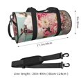 thumbnail image 2 of Easygdp Vintage Typewriter Floral Bolsa de Viaje, Bolsa de Mano, Bolsa de Gimnasio, Bolsa de Equipaje para Viaje, 2 of 6