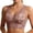 Coffee, variant on Women's Front Side Buckle Lace Edge Without Steel Ring Movement Seamless Gathering Adjustment Yoga Sleep Large Bra Small Bras, Size L