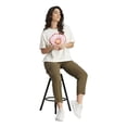 thumbnail image 2 of Playera adidas Mujer Dama Casual Farm Rio (tallas Grandes) blanco 4XL, 2 of 9