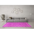 thumbnail image 3 of Ahgly Company Indoor Rectangle Oriental Pink Traditional Area Rugs, 6' x 9', 3 of 4