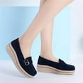 thumbnail image 6 of NOKIO Fashion Women's High Heeled Casual Shoes Slip On Shoes Comfortable Casual Shoes Loafers Womens Slip on Loafers Comfortable Thick Soft Platform Sneakers Arch Support Casual Platform Shoes, 6 of 6