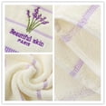 thumbnail image 6 of Washranp Lavender Pattern Bath Shower Towel,Soft Rectangle Highly Absorbent Thick Face Towel for Bathroom 29.13"*12.99", 6 of 6