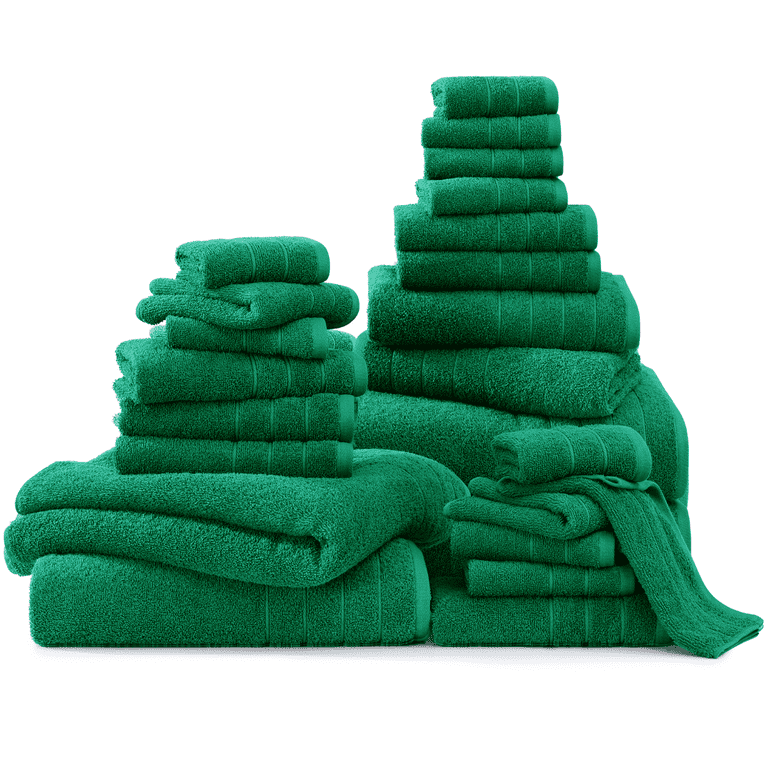 Dark green washcloths hotsell