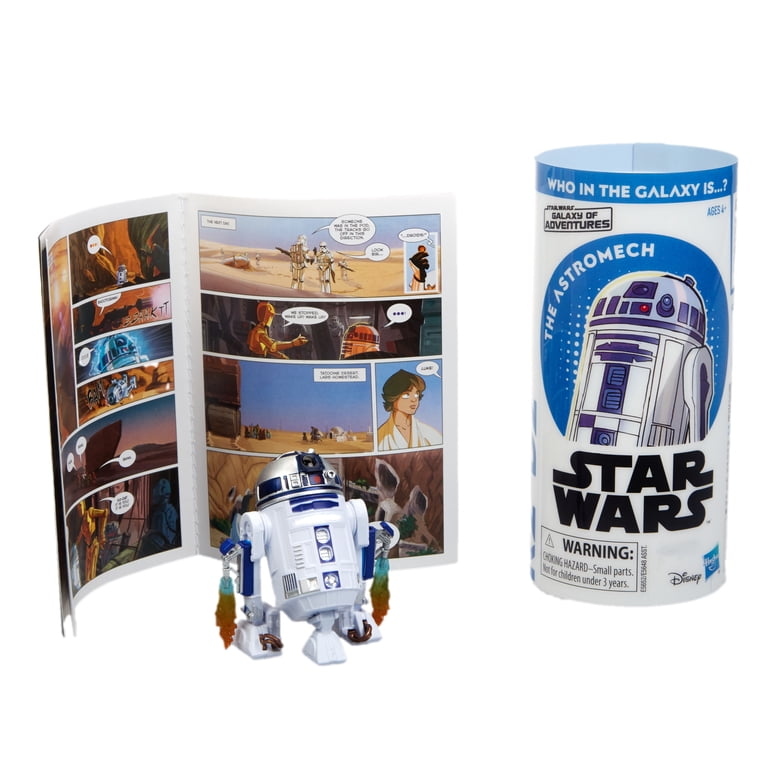 Star Wars Galaxy of Adventures R2-D2 Action Figure, Galactic Force