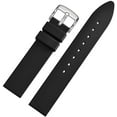 thumbnail image 4 of Bracelet de Montre en Caoutchouc Silicone, 18mm, Noir, 4 of 7