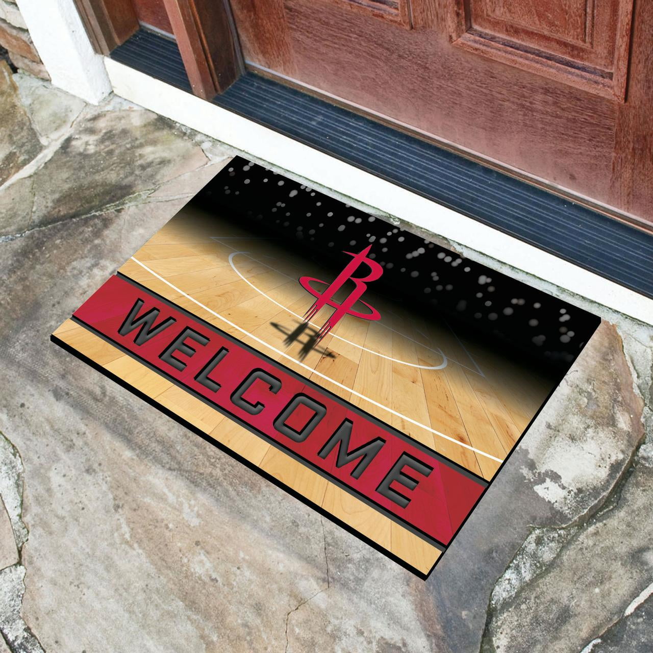 NBA - Houston Rockets 18"x30" Crumb Rubber Door Mat