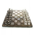 thumbnail image 4 of Premium Brass Made Chess Board Game Set + All Brass Pieces (12 INCHES BY 12 INCHES ), 4 of 5