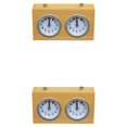 thumbnail image 1 of Bewildely International Chess Timer Analogue Clock Mechanical Alloy Down No Count Up Movement Needed Competition Battery Clocks 2piezas, 1 of 6