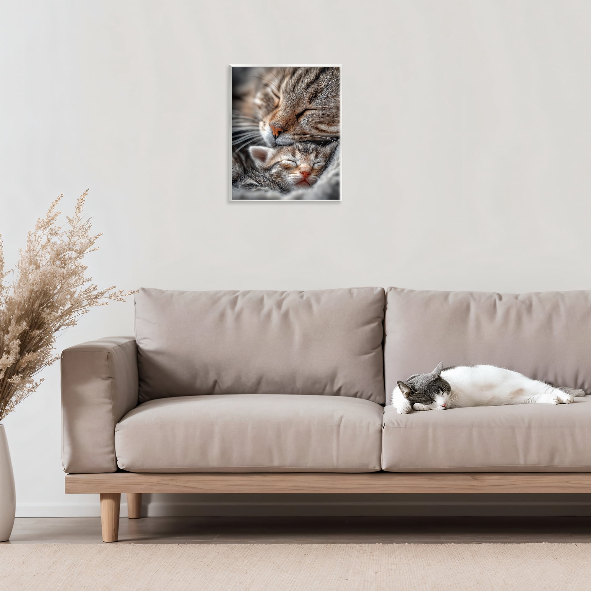 Stupell Industries Kitty Love Cuddles Wall Plaque Art, design by Scott Stulberg