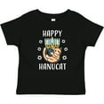 thumbnail image 3 of Inktastic Happy Hanucat with Menorah Boys or Girls Baby T-Shirt, 3 of 5