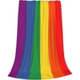 thumbnail image 2 of Pride Blanket Rainbow Flannel Fleece Blankets and Throws for Women Men Bed Sofa All Season Use 60"x50", 2 of 5