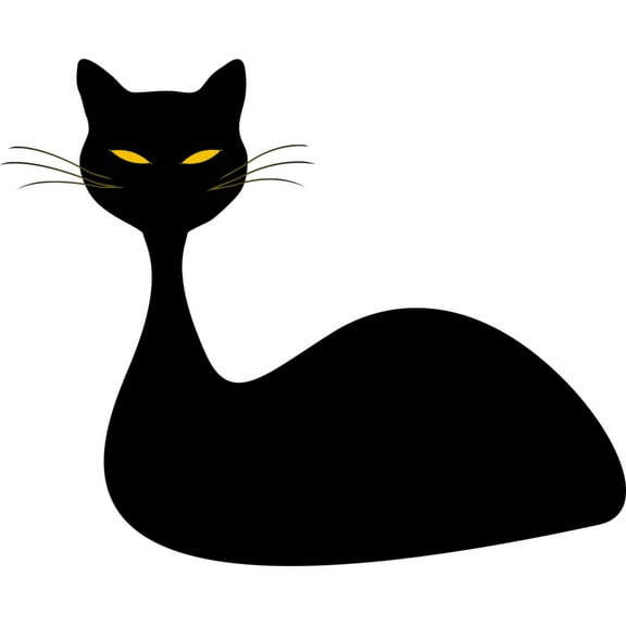 Do It Yourself Wall Decal Sticker Happy Cat Picture 14x16"