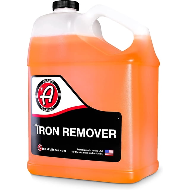 Adam's Iron Remover (Gallon) - Iron Out Fallout & Stop Rust Remover Spray for Car Detailing Removes Iron Particles in Auto Paint, Wheels, Motorcycle, RV & Boat - Use Before Clay Bar, Wax or Car Wash