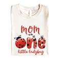 thumbnail image 4 of Mom of the One Little Ladybug Shirt for Women Girls 1st Birthday Matching Family Party Tee Natural Shirt Adult X-Large, 4 of 7