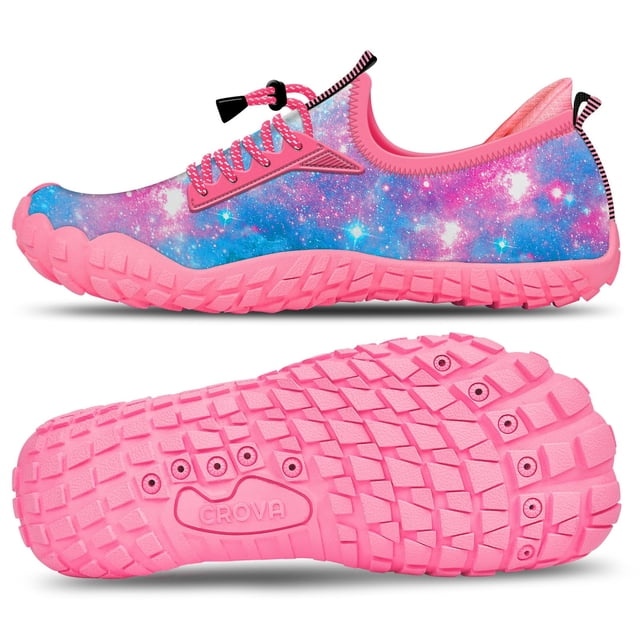 Zapatos acuáticos CROVA con empuñaduras de tacón integradas para niños, senderismo y niños grandes