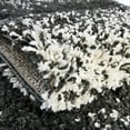 thumbnail image 4 of RugPal Shag Brico Collection Area Rug 2'2"x3' - Black-White, 4 of 5
