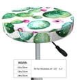 thumbnail image 2 of Goofa Cactus Plants Printed Stool Covers Round, Waterproof Round Bar Stool Covers Anti-Slip Round Bar Stool Seat Cover with Elastic Bands Durable -12 inch, 2 of 7