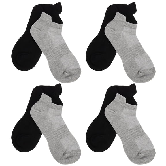HEANUJJ 4Pairs Sports Breathable Cotton Socks Unisex Low-Cut Liners for Running and Hiking