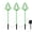 Christmas Tree, variant on Homellea 3 Pack Solar Christmas Crescent Moon and Star Stake Lights, 21.77 Inch Multicolor LED Rope Decorations with Solar Panel for Yard, Lawn, Pathway, Garden and Holiday Display