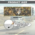 thumbnail image 7 of SEANATIVE Truck Rear Window Decal Perforated One Way See Through Rear Window Graphic Privacy Protection Universal Vehicle Decals for Pickup Truck Car Decor, Wolf Camo Hunting Forest, 7 of 7
